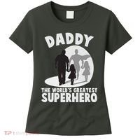 Daddy The World's Greatest Superhero Father's Day Women's T-Shirt thumb 0