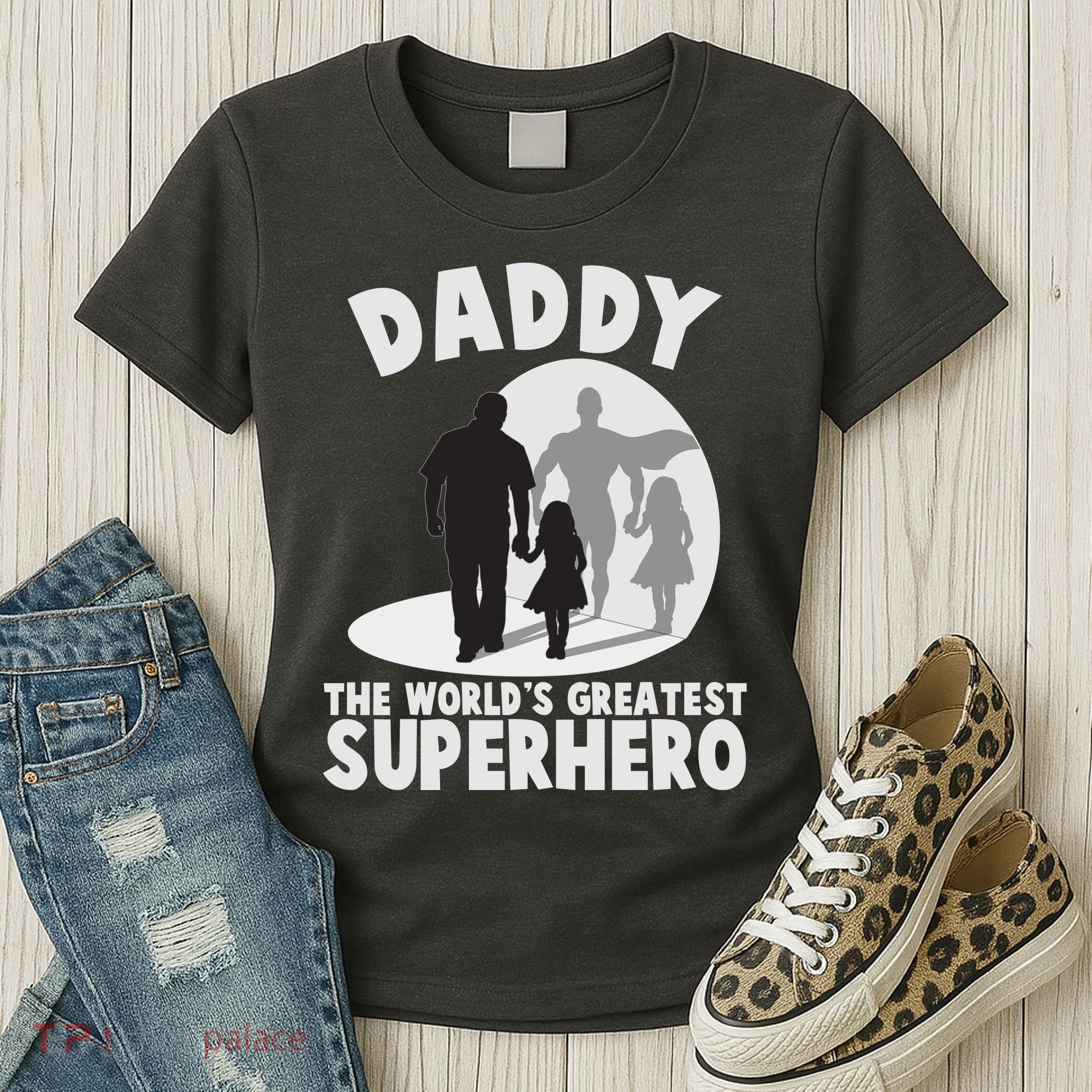 Daddy The World's Greatest Superhero Father's Day Women's T-Shirt