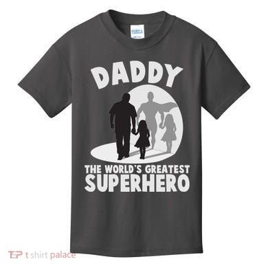 Daddy The World's Greatest Superhero Father's Day Kids T-Shirt