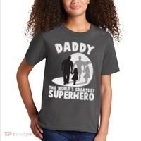 Daddy The World's Greatest Superhero Father's Day Kids T-Shirt thumb 2