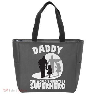 Daddy The World's Greatest Superhero Father's Day Tote Bag