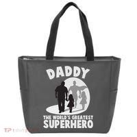 Daddy The World's Greatest Superhero Father's Day Tote Bag thumb 0