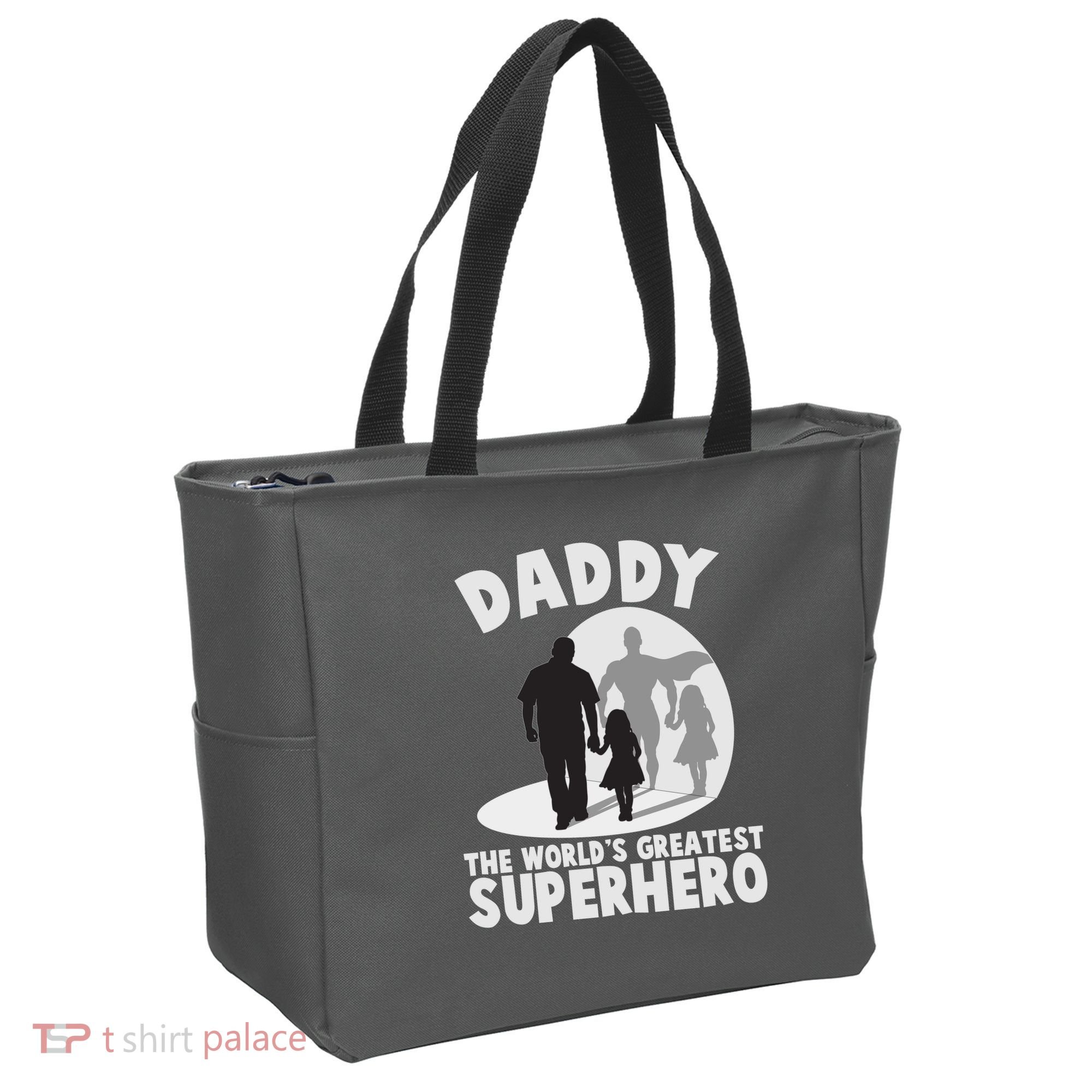 Daddy The World's Greatest Superhero Father's Day Tote Bag