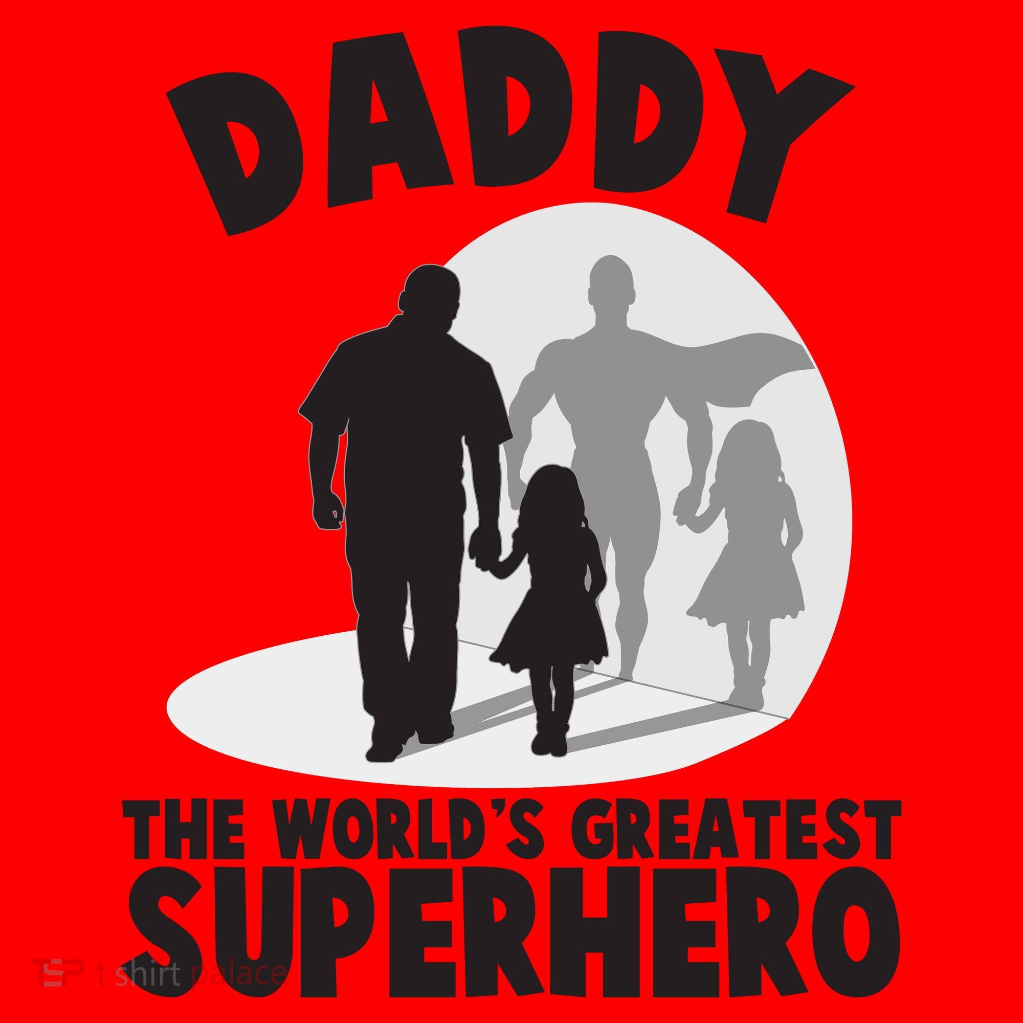 Daddy The World's Greatest Superhero Father's Day Santa Hat