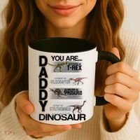 Daddy You Are My Favorite Dinosaur T-Rex Coffee Mug thumb 3
