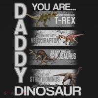 Daddy You Are My Favorite Dinosaur T-Rex Ornament thumb 1