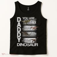 Daddy You Are My Favorite Dinosaur T-Rex Tank Top thumb 2