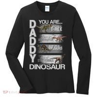 Daddy You Are My Favorite Dinosaur T-Rex Women's Long Sleeve Shirt thumb 0