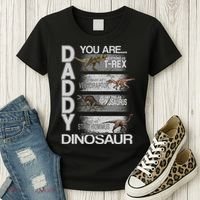 Daddy You Are My Favorite Dinosaur T-Rex Women's T-Shirt thumb 3