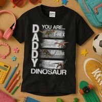 Daddy You Are My Favorite Dinosaur T-Rex Kids T-Shirt thumb 3