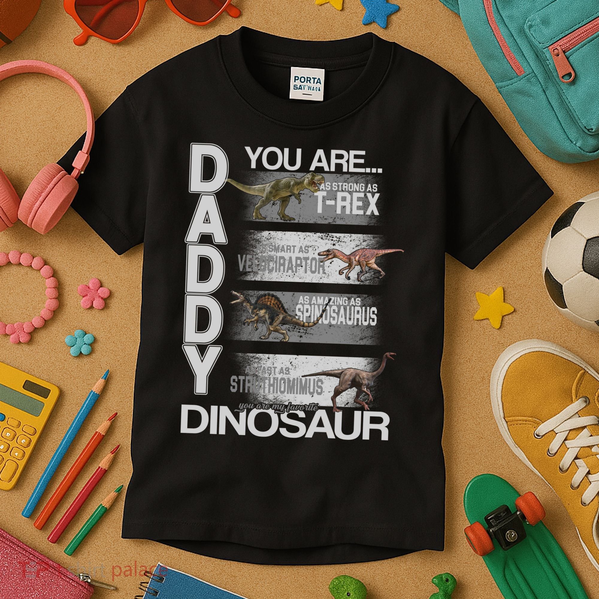 Daddy You Are My Favorite Dinosaur T-Rex Kids T-Shirt