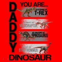 Daddy You Are My Favorite Dinosaur T-Rex Santa Hat thumb 1