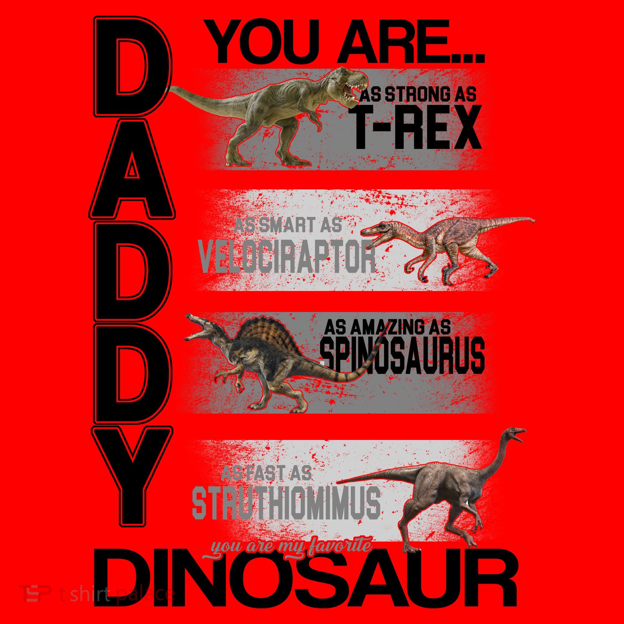 Daddy You Are My Favorite Dinosaur T-Rex Santa Hat