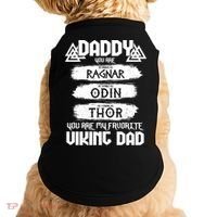 Daddy You Are My Favorite Viking Dad  Doggie Tank thumb 0