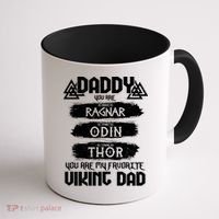 Daddy You Are My Favorite Viking Dad  Coffee Mug thumb 1