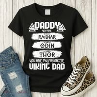 Daddy You Are My Favorite Viking Dad  Women's T-Shirt thumb 3
