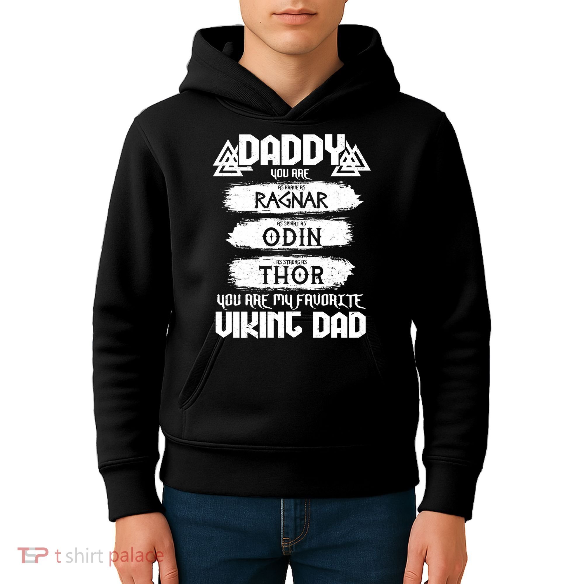 Daddy You Are My Favorite Viking Dad  Kids Hoodie