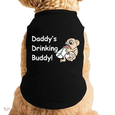 Daddy's Drinking Buddy Doggie Tank