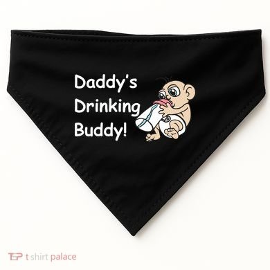 Daddy's Drinking Buddy USA-Made Doggie Bandana