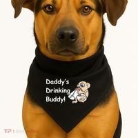 Daddy's Drinking Buddy USA-Made Doggie Bandana thumb 1