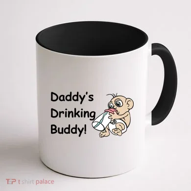 Daddy's Drinking Buddy Coffee Mug back