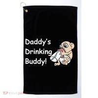Daddy's Drinking Buddy Golf Towel thumb 0