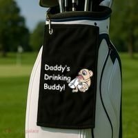 Daddy's Drinking Buddy Golf Towel thumb 2