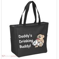 Daddy's Drinking Buddy Tote Bag thumb 2