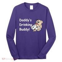 Daddy's Drinking Buddy Long Sleeve Shirt thumb 0