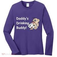 Daddy's Drinking Buddy Women's Long Sleeve Shirt thumb 0