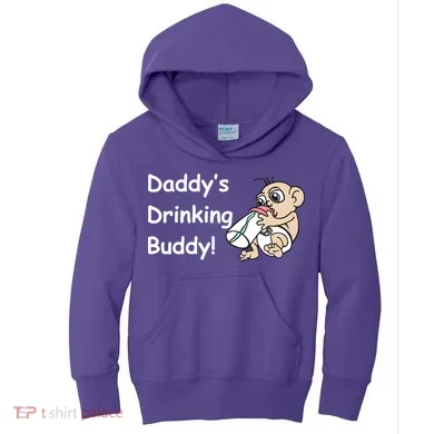 Daddy's Drinking Buddy Kids Hoodie