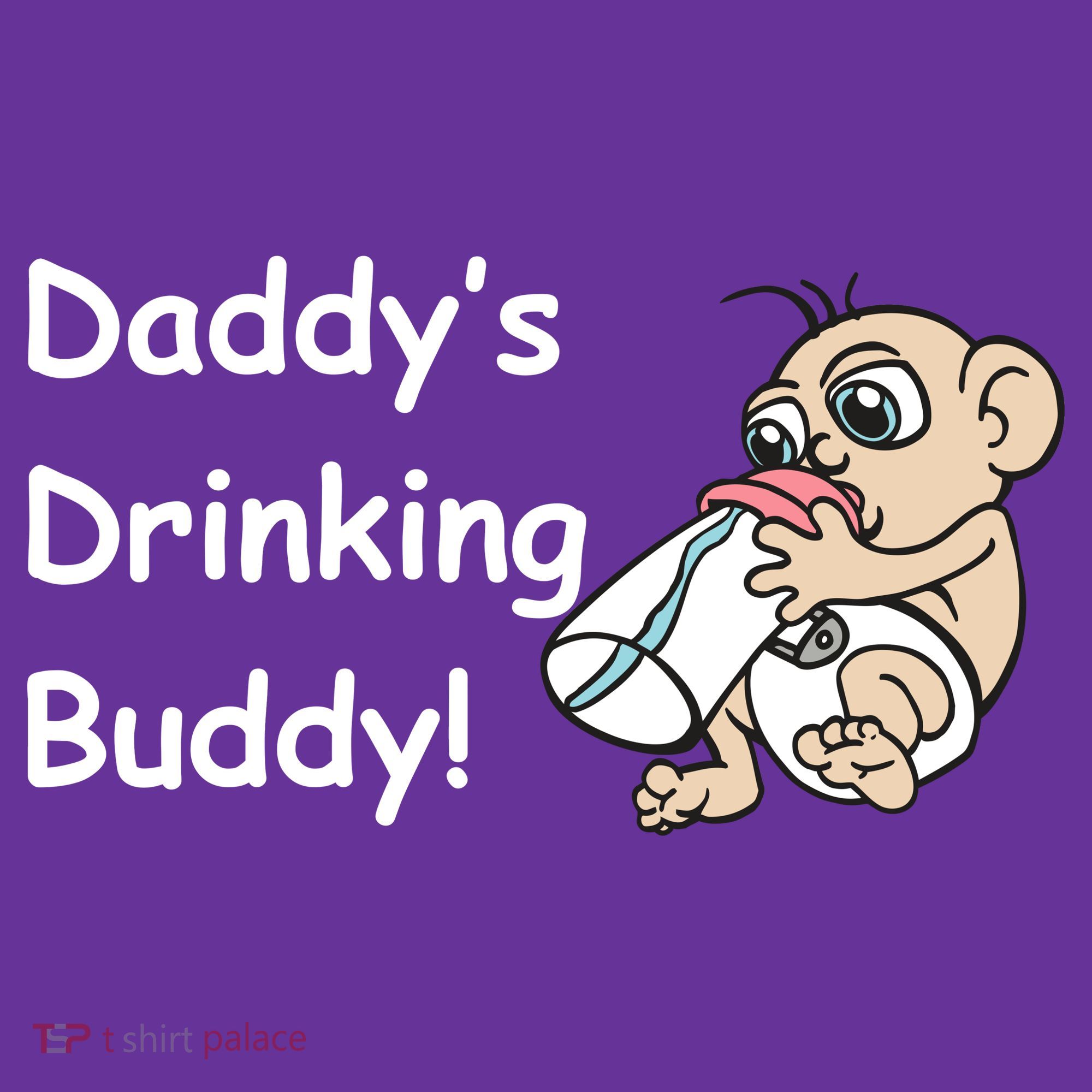 Daddy's Drinking Buddy Kids Long Sleeve Shirt
