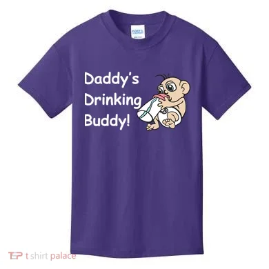 Daddy's Drinking Buddy Kids T-Shirt