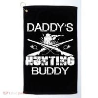 Daddy's Hunting Buddy Golf Towel thumb 0