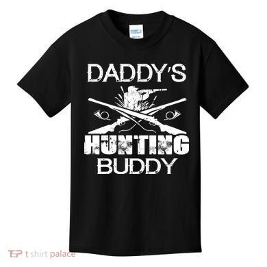 Daddy's Hunting Buddy Kids T-Shirt