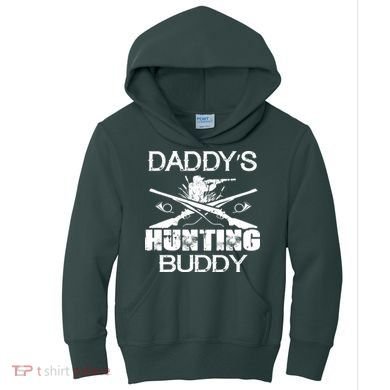 Daddy's Hunting Buddy Kids Hoodie