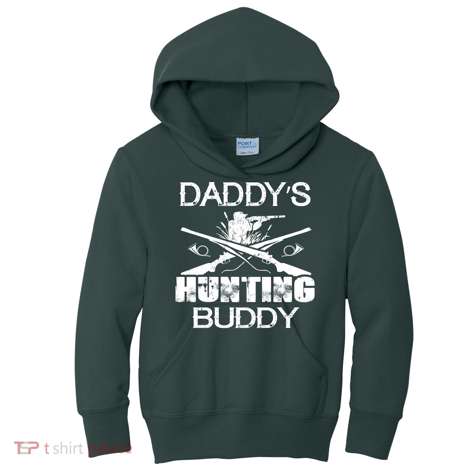 Daddy's Hunting Buddy Kids Hoodie