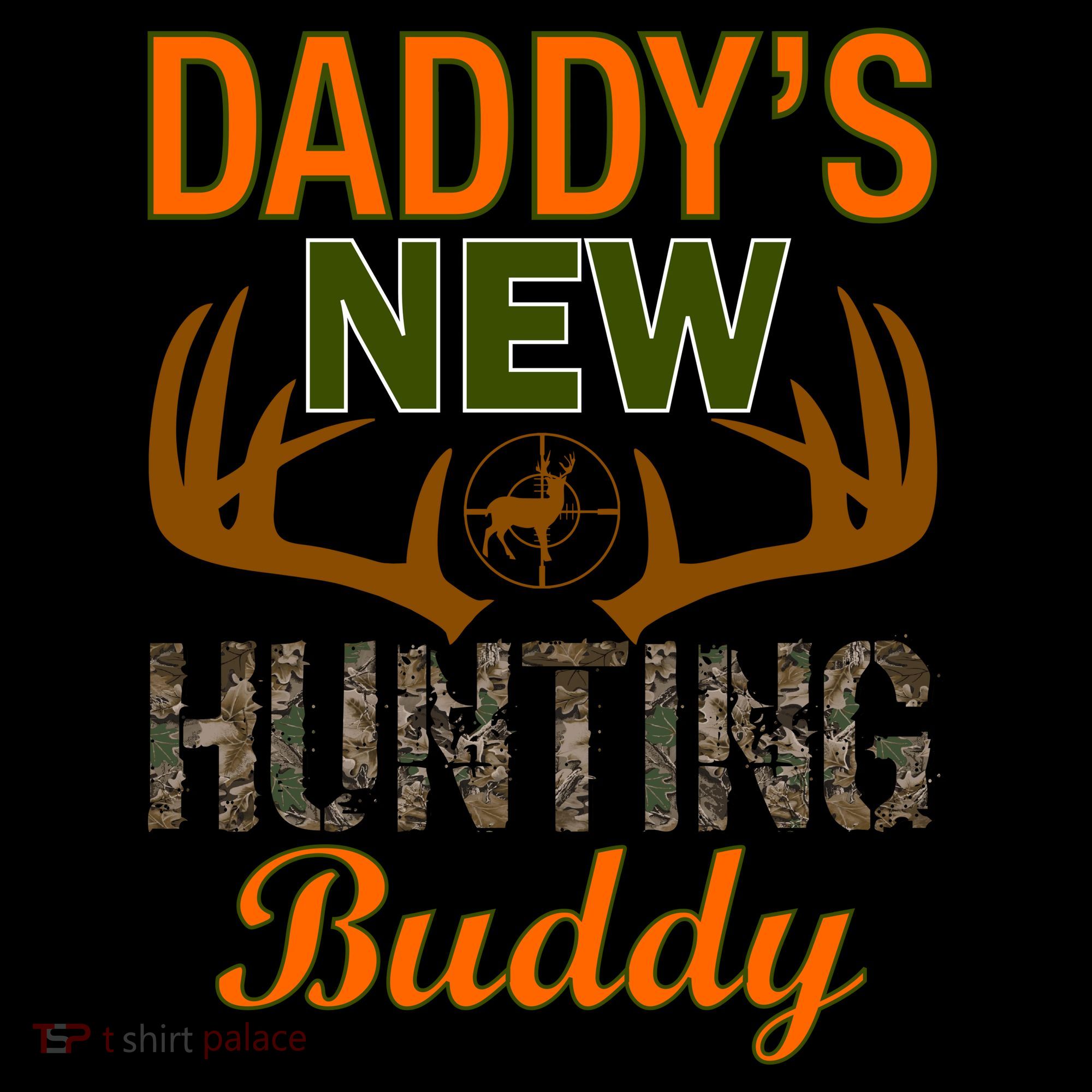 Daddy's New Hunting Buddy Kids Long Sleeve Shirt