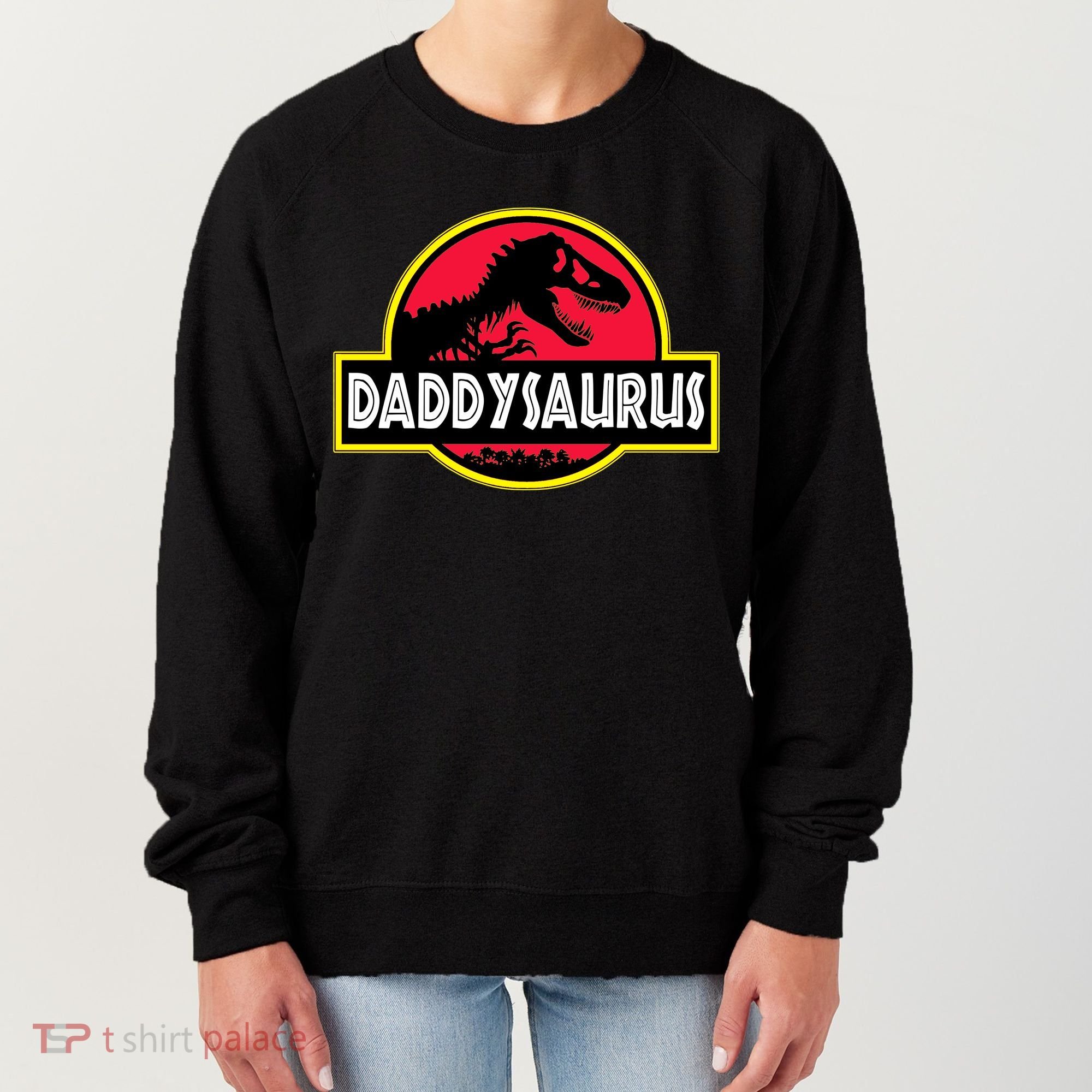 Daddysaurus Funny Daddy Dinosaur Women's Sweatshirt
