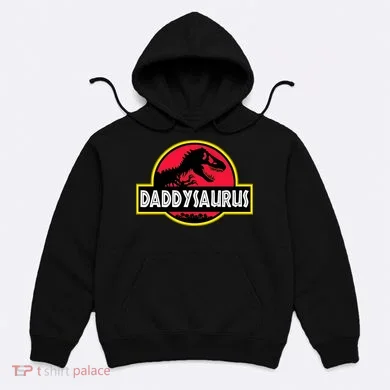 Daddysaurus Funny Daddy Dinosaur Hoodie