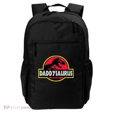 Daddysaurus Funny Daddy Dinosaur Backpack