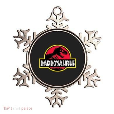 Daddysaurus Funny Daddy Dinosaur Ornament