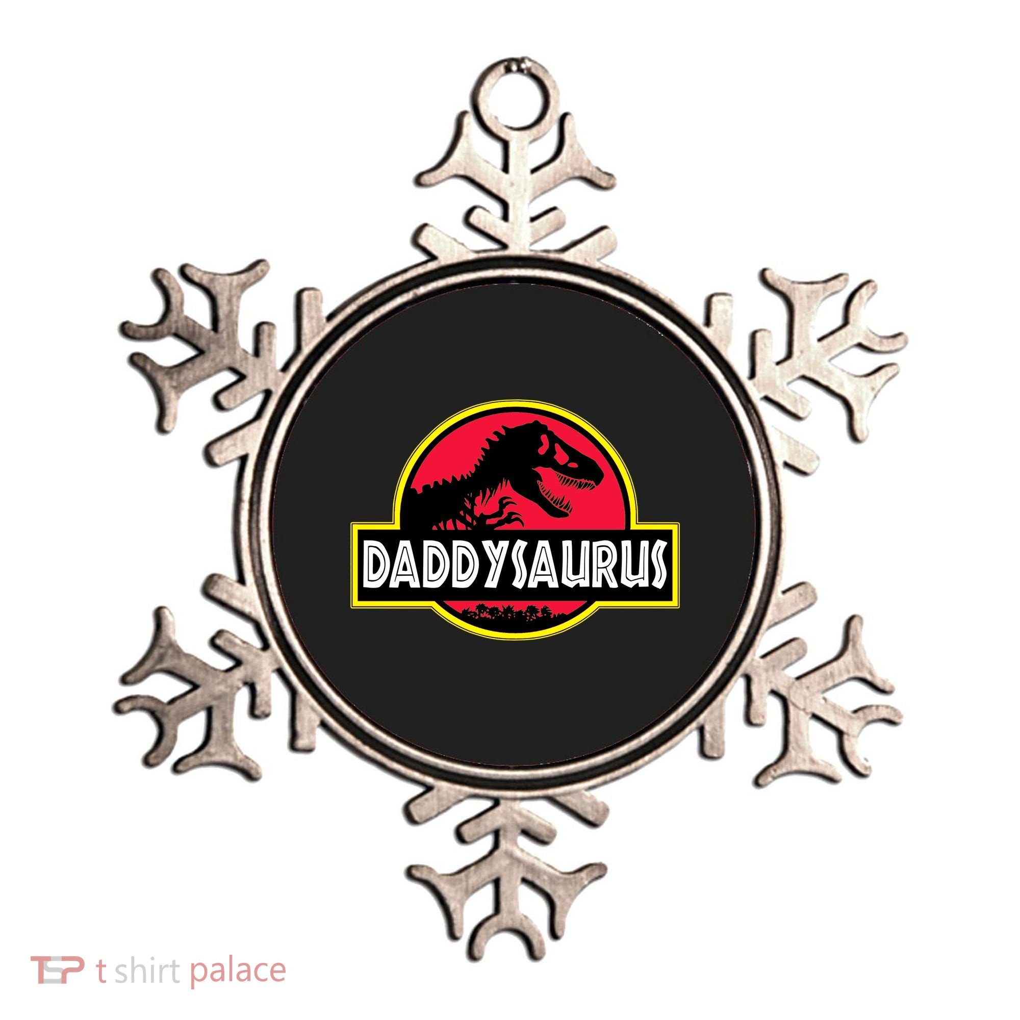 Daddysaurus Funny Daddy Dinosaur Ornament