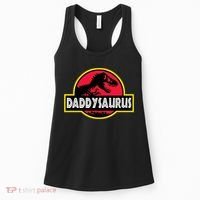 Daddysaurus Funny Daddy Dinosaur Women's Tank Top thumb 0
