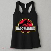 Daddysaurus Funny Daddy Dinosaur Women's Tank Top thumb 3