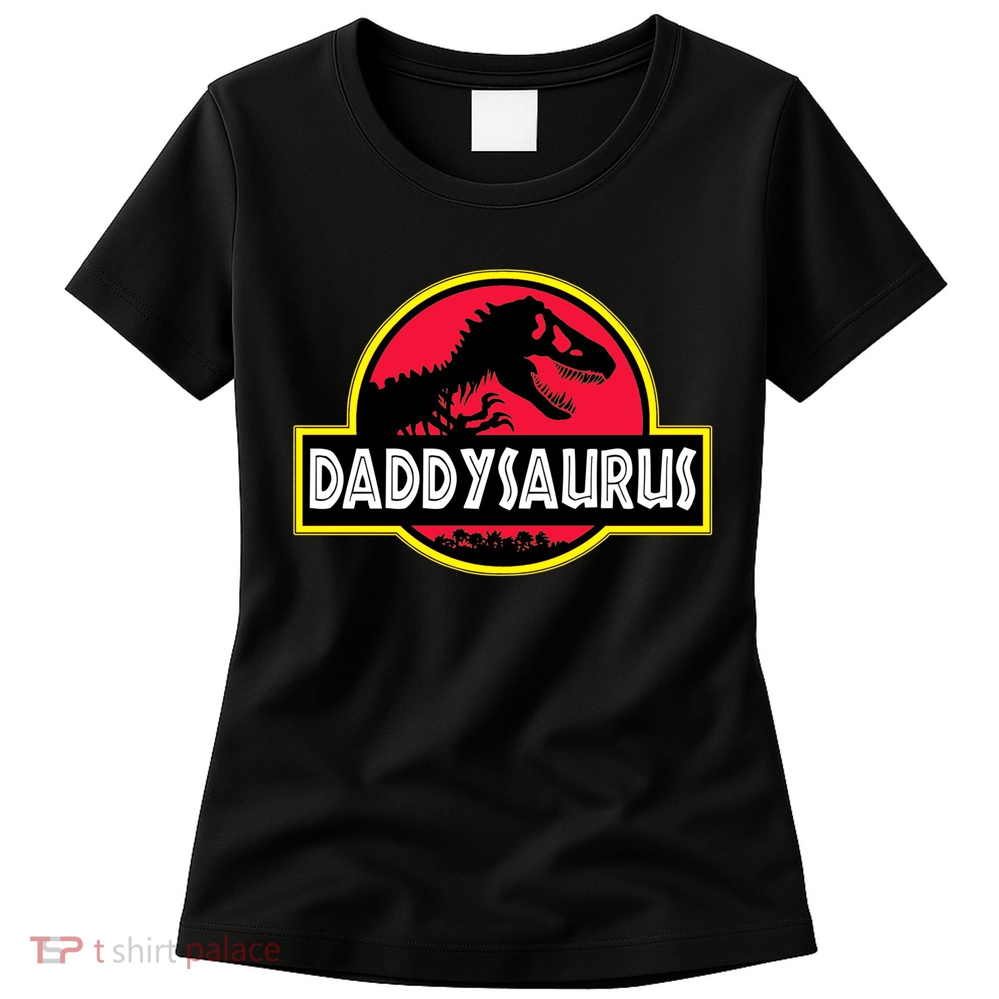 Daddysaurus Funny Daddy Dinosaur Women's T-Shirt