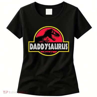 Daddysaurus Funny Daddy Dinosaur Women's T-Shirt