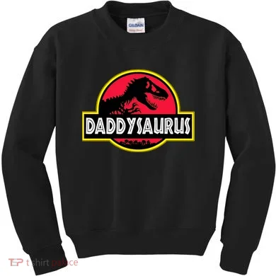 Daddysaurus Funny Daddy Dinosaur Kids Sweatshirt