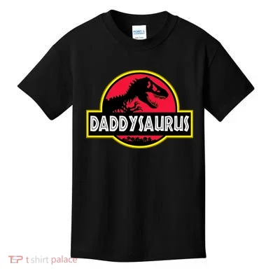 Daddysaurus Funny Daddy Dinosaur Kids T-Shirt