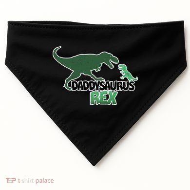 Daddysaurus Rex USA-Made Doggie Bandana